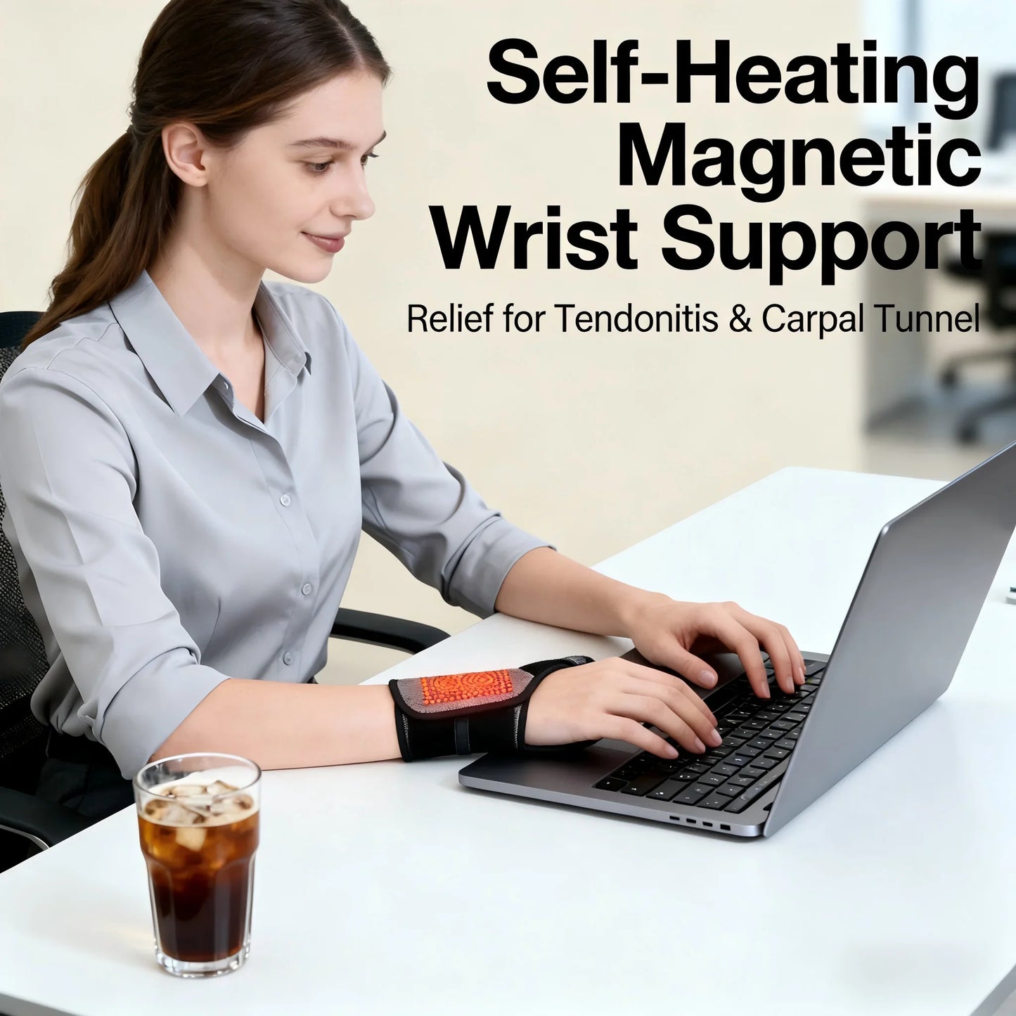 Adjustable Compression Wrist Support Brace