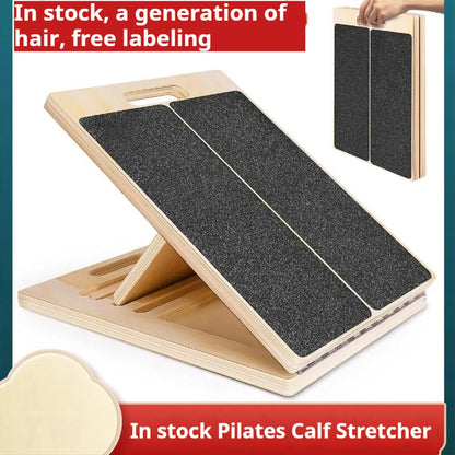 Foldable Wooden Incline Board Adjustable Calf Ankle Stretcher