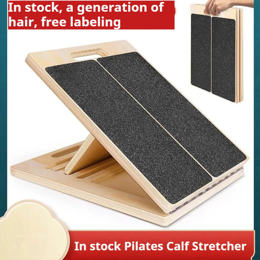 Foldable Wooden Incline Board Adjustable Calf Ankle Stretcher