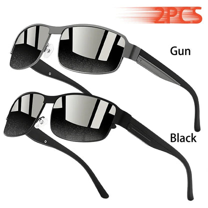 Fashion Vintage Rectangle Sunglasses Men Women