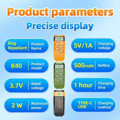 Dual Ultrasonic Pet Repeller Professional Dog Training