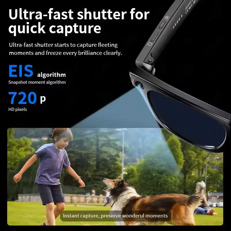 New Upgrade smart glasses With Camera Video Recording AI