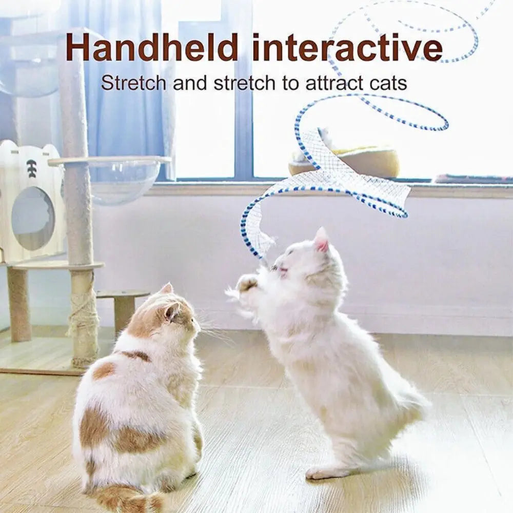 Creative Foldable Cat Coil Tunnel Toys Stretchable