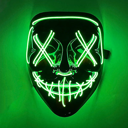 Halloween Party Supplies Luminous LED Purge Mask