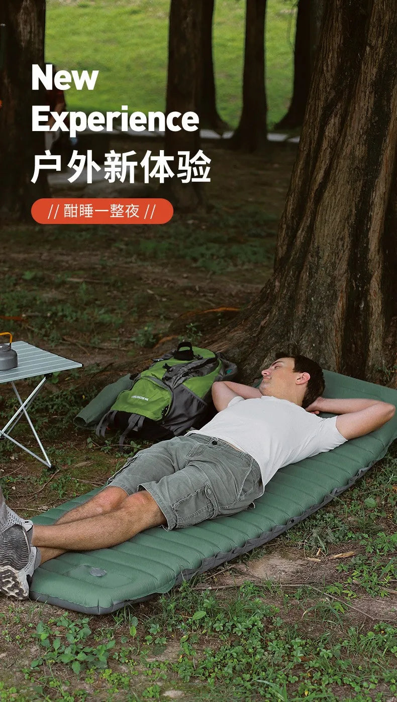 Outdoor Camping Sleeping Pad Inflatable Mattress