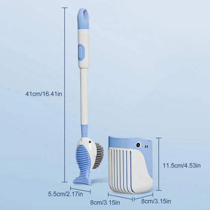 Squirt Whale Toilet Brush 360-Degree Cleaning Brush