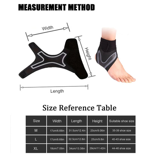 1 Pc Ankle Brace Support Compression Sleeve Breathable Running