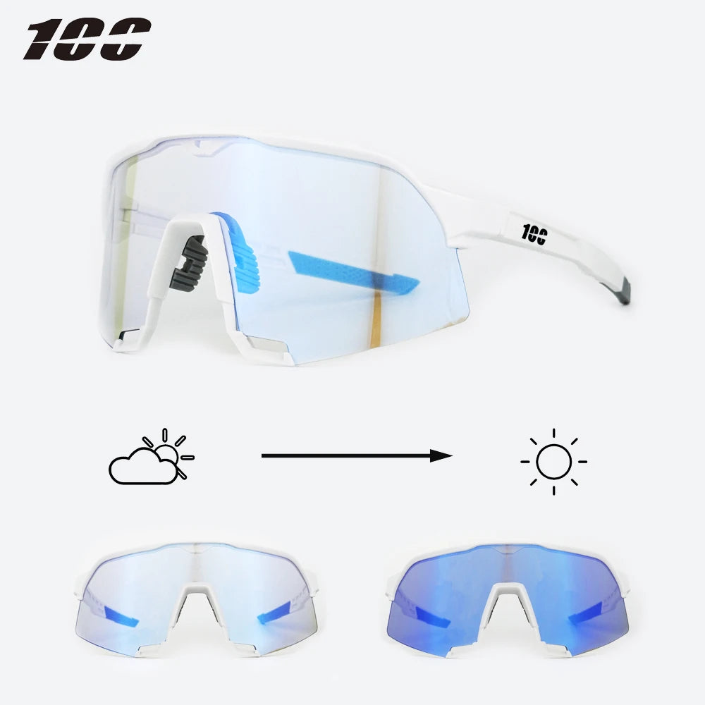 100 Bike Sunglasses Cycling Glasses for Man MTB Goggles