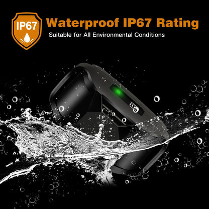 Electric Dog Training Collar Remote Control Waterproof