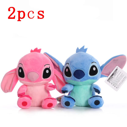 20cm Angel Stitch Disney Plush Keychains Low Taxes