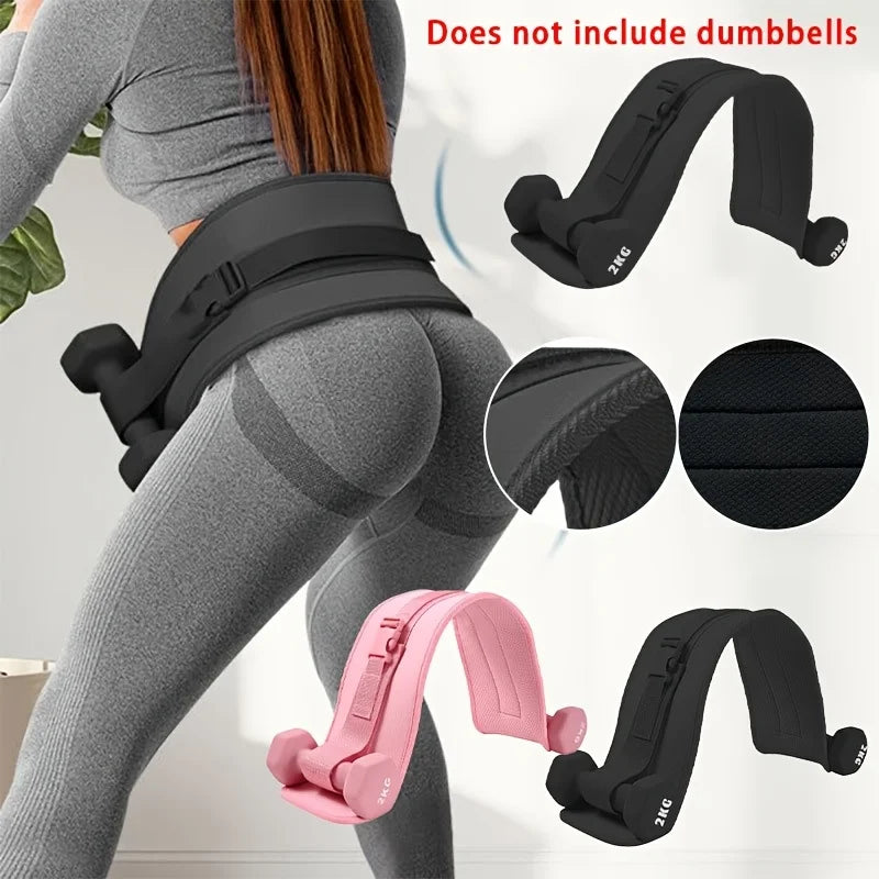 Butt Bridge Trainer Yoga Sport Dumbbell Waist Weight Belt