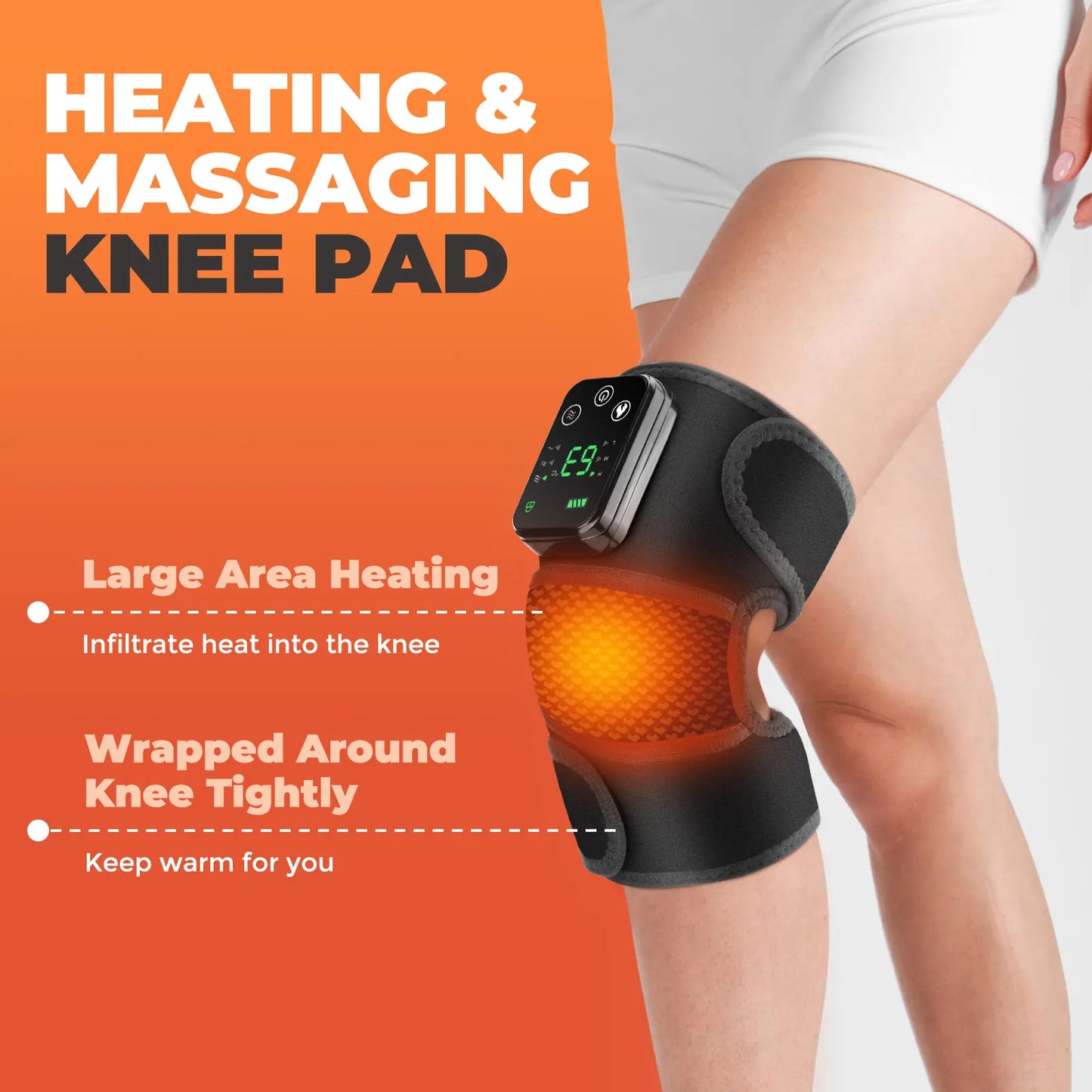 3 in 1 Cordless Thermal Knee Pad Knee Shoulder Massager