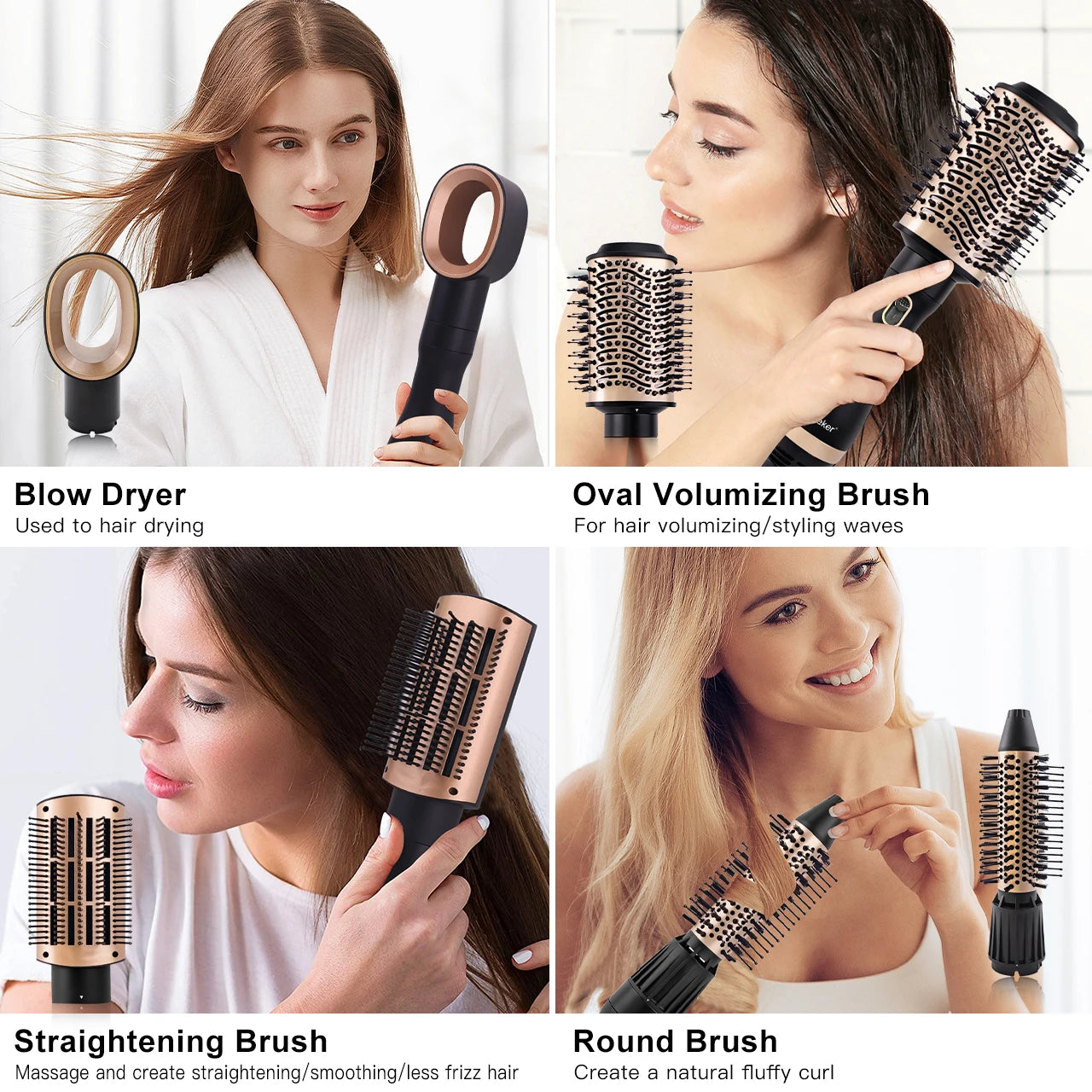 Ionic Hair Curler Straightener Professional Curling Wand