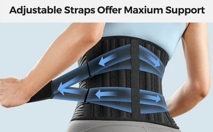 Back Brace for Lower Back Pain Lumbar Pad - Back Support Belt