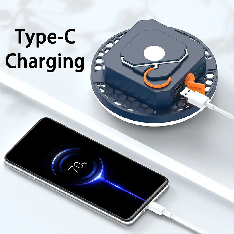 MOSLIGHTING Camping Light Rechargeable Lantern Tent Lamp