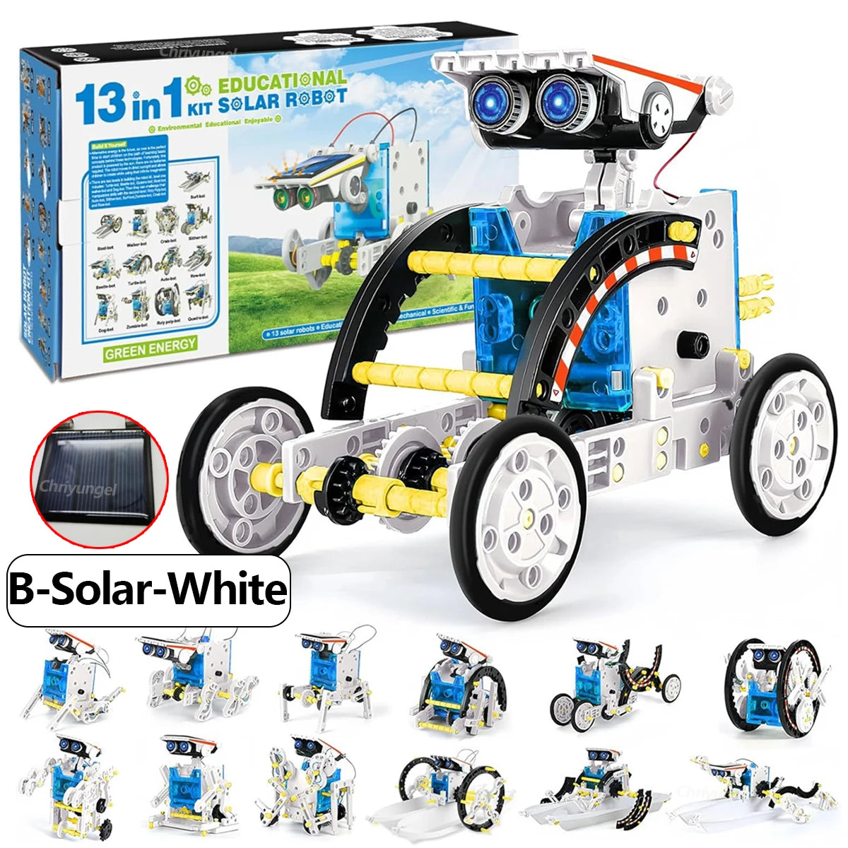 12-in-1 STEM Robot Building Kit Toys DIY Engineering Construction