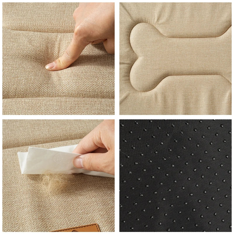 Winter Washable Dog Bed Reversible Dog Crate Pad