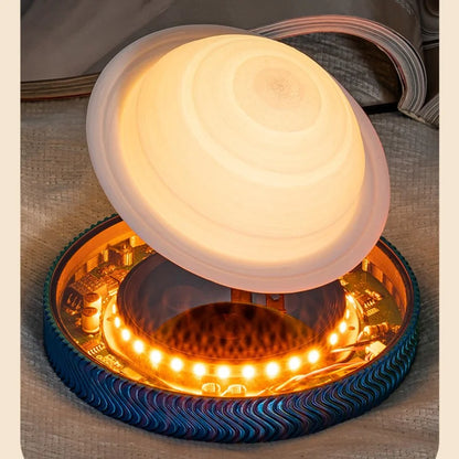 Magnetic Levitating Bulb Saturn Moon Lamp Levitating  Table Lamp