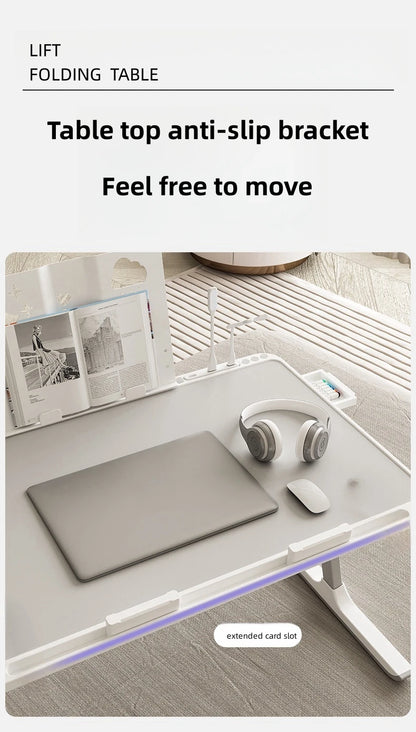 Adjustable Laptop Bed Tray Table Portable Standing Desk