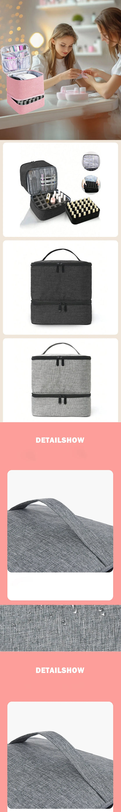 Nail Polish Storage Bag Essential Oil Bag Portable Organizer