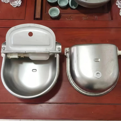 Automatic Gravity-Fed Outdoor Pet Water Dispenser Bowl