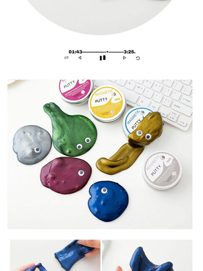 Magnetic Putty Slime Gravity Defying Magnet Toy