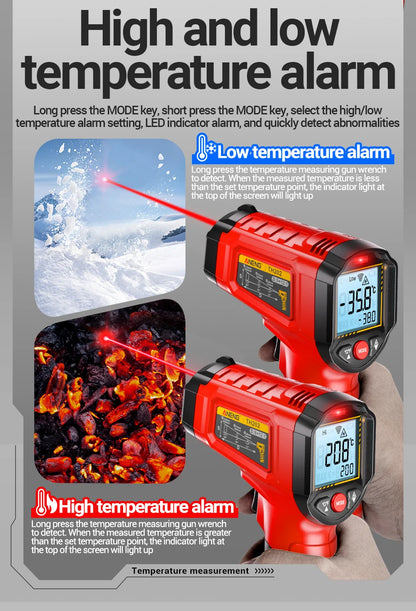 Infrared Thermometer Gun Non-contact Sensing