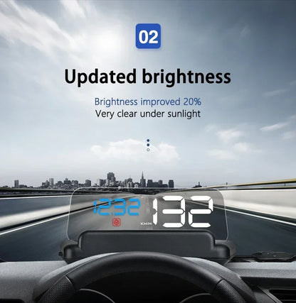 Gauge Display Car Head Up LCD Car Digital Odometer