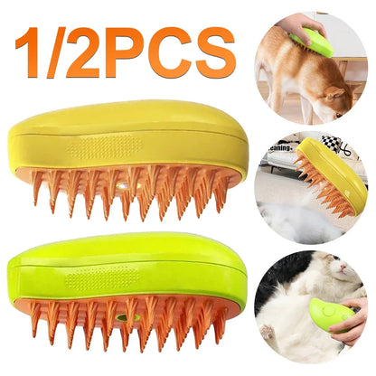 3 in 1 Pet Brush Cat Steam Brush Comb Dog Brush Electric Spray