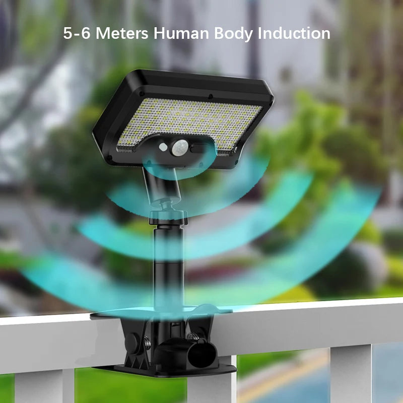 92 LED Solar Clip-on Motion Sensor Lights, LED Street Light