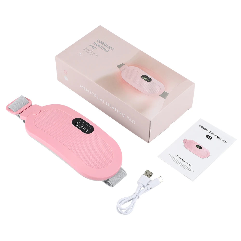 Portable Heated Massage Belt Menstrual Pain Relief
