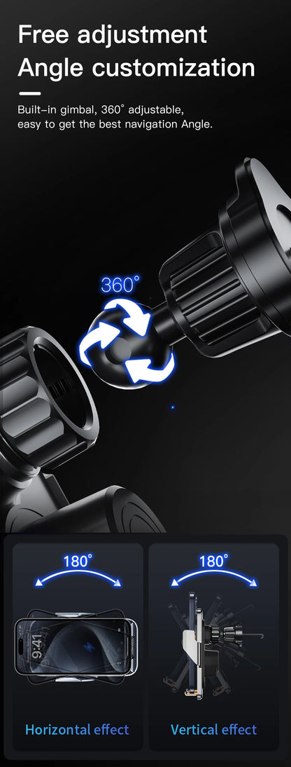 Phone Holder Car Magnetic Phone Mount Smart Sensing
