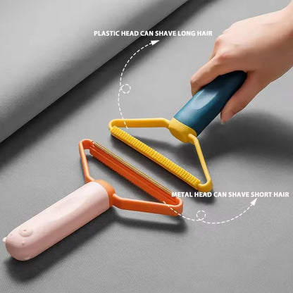 Clothes Friendly Double Sided Lint Remover Manual Fuzz Shaver