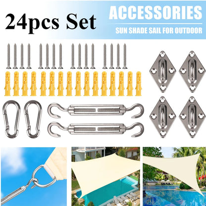 Sun Shade Sail Waterproof Outdoor Square Rectangle Garden