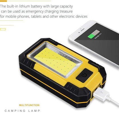 COB Worklight USB Rechargeable LED Flashlight
