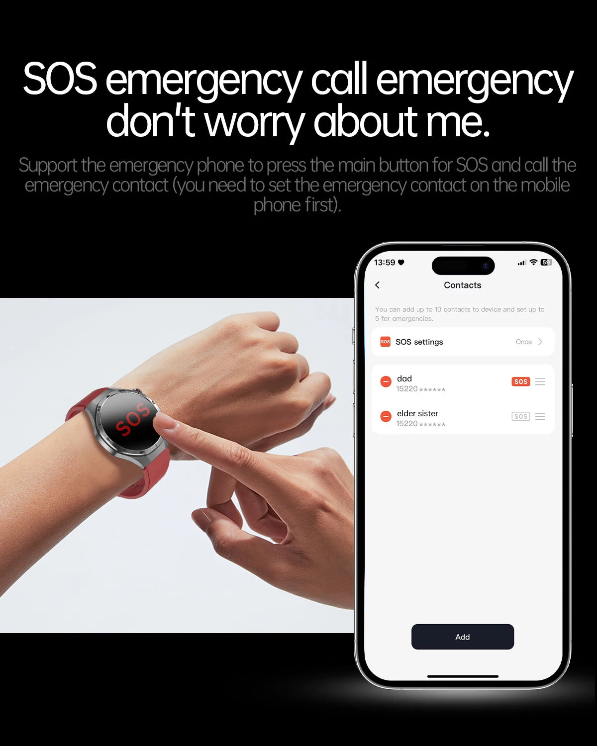 New Nursing Grade ECG+PPG Smart Watch Health Analysis