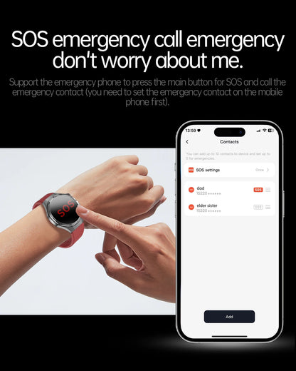 New Nursing Grade ECG+PPG Smart Watch Health Analysis