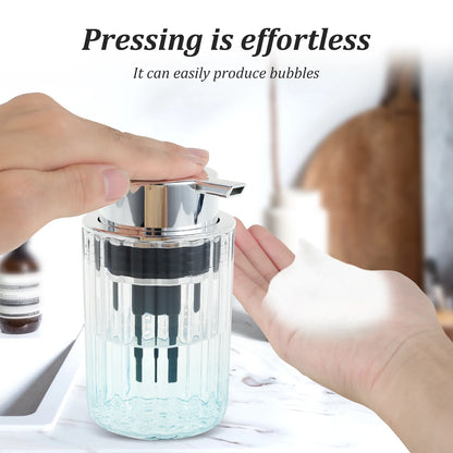 Foam Soap Dispenser 300ml Clear Refillable Foaming