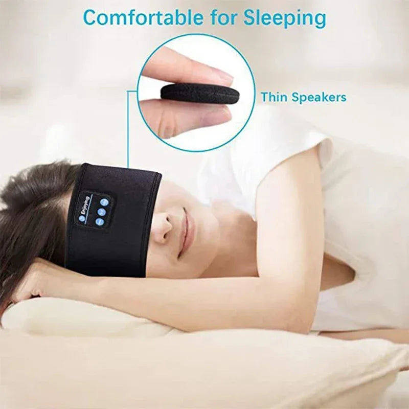 Bluetooth Earphones Sports Side Sleeping Headband Elastic