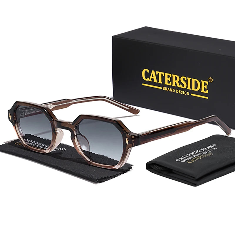 Punk Polygonal Men Sunglasses Personalized Design Square