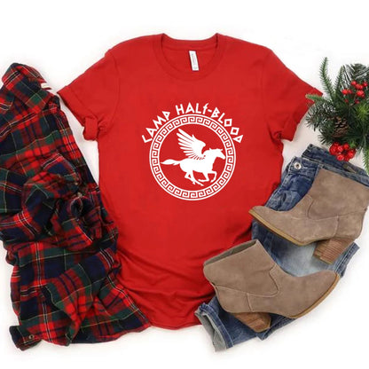 Camp Half Blood T Shirts Fall Training Camp Game Tshirt