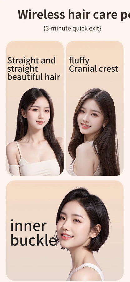 New Mini Straightener Rechargeable Portable Hair Straightener