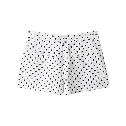 HH Fashion Women's Polka Dot Print Short Coats