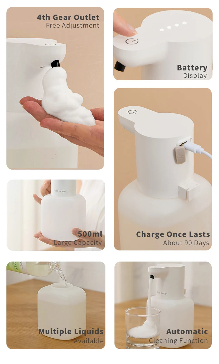 New Wall Mounted Automatic Soap Dispenser Hand Washing
