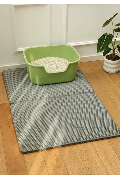 Cat Litter Mat Waterproof Double Layer