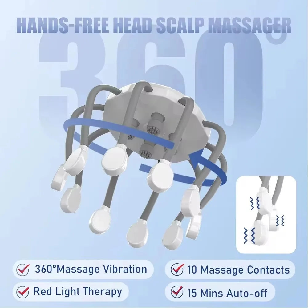 Octopus Claw Eight Claw Massager USB Charging Therapeutic
