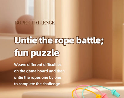 New Rope Breaking Battle Challenge Puzzle Toy Knot Toy