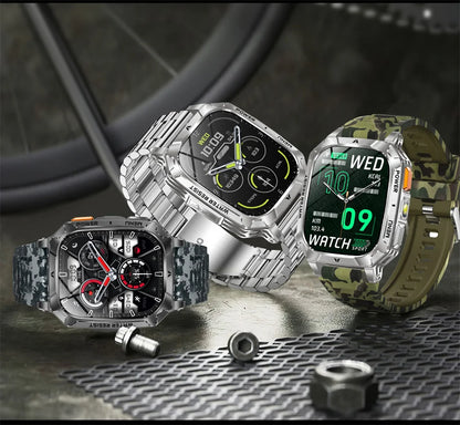 1400mAh Super Battery Durable Adult Smart Watch 2.01 inch