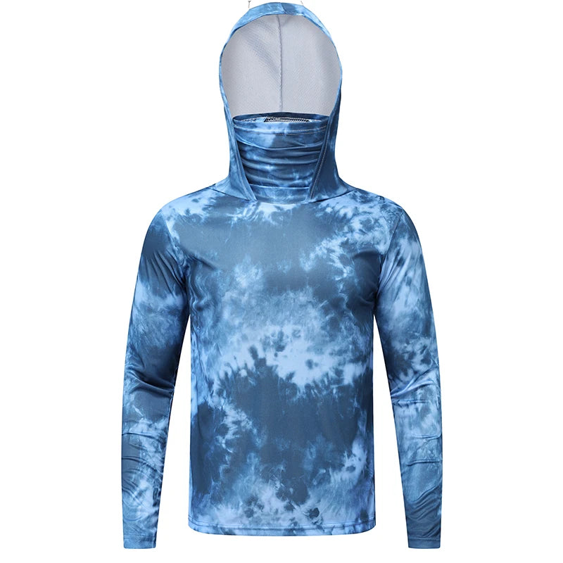 Men's Summer Outdoor Cycling Fiing Sun Protection Ice Silk