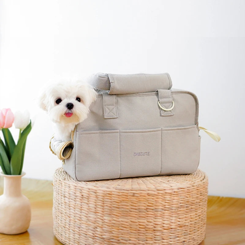 Pets Go Out and Pack Puppies. Portable One-Shoulder Bags
